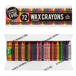 2 PACKS of Premium Wax Crayons for Kids Colouring Set School Art Supplies 144pcs