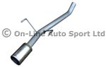Zafira 1.7CDTi Silencer Delete Exhaust Rear Tailpipe 4" ROUND TIP