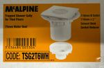 McAlpine TSG2T6WH 75mm Water Seal Gully with Outlet for Tiled or Stone Floors