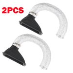 2x Car Air Duct Front Bumper Cooling Air Intake Pipe Hose For Replacement Kit