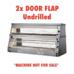 2 X HENNY PENNY HCW5 CHICKEN WARMER DISPLAY CABINET PLASTIC DOOR - HIGH QUALITY