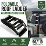 Side Folding Roof Ladder For Land Rover Defender L663 90/110 2020+ 150kg