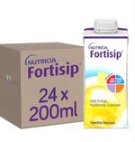 Fortisip Vanilla high energy 200ml Nutritional Supplement 24x200ml FREE P+P