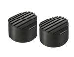 2x ID 76mm Rubber Telescopic Ladder Non-Slip Feet Mat Pad Cover Cushion