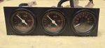 HKS Triple Gauge Setup 46mm Single DIN Amber/Black