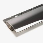 Gripperrods Premier Z Door Bar Threshold Strip Carpet to Laminate/Tile, Chrome