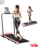 Walking Pad Treadmill Running Machine Incline with Foldable Handles Remote UK