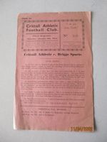 1953-54 Critall Athletic v Briggs Sports Essex Senior Cup 1st round 9.1.1954