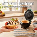 Waffle Bowl Fully Automatic Waffle Maker Electric Heating Tube Heating 350W