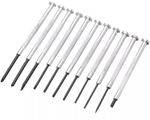 11pcs Watchmakers Repair Kit WATCH SCREWDRIVER SET Tool DIY Small Drivers UK