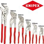 Knipex Lock Button Wrench Spanner Waterpump Pliers PVC Grips Sizes 100mm-400mm