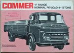 COMMER V Range GVW 145-250cwt GTW 350cwt Commercial Sales Brochure 1966 Ref 949