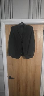Black 2 Piece Suit Jacket And Waistcoat Age 13 Years Brand New Without Tags.