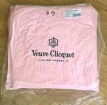 Veuve Clicquot Champagne Cushion x 1 EMBROIDERED ROSE Still in polybag Vintage