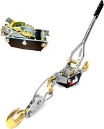 Come Along Winch Heavy Duty, 5T Come Along Pulling Tool 2 Gears 3 Hooks