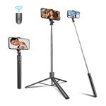 Telescopic Selfie Stick Bluetooth Tripod Monopod Phone Holder for Samsung iPhone