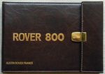 ROVER 800 France Dealers Sales Literature Pack Photos c1986 French Text