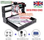 【UK】3 Axis 3018 PRO CNC Router Engraving Machine GRBL Control For Wood Carving
