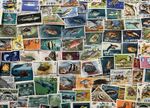 Fish&marine Worldwide Stamps-LOT OF 25-MLH-Used-No Duplicates-Free Shipping!