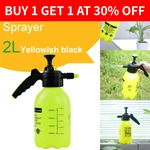 2L Garden Hand Pump Sprayer – Portable Pressure Spray Bottle Water Weed Chemical