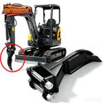 Mini Excavator Ripper Tooth/Hook for 0.8-2 Ton Mini Diggers Kleine W/ 25mm Pin