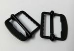 Genuine Vintage British Army Issue Black Side Adjuster Buckles 1 Pair STD221