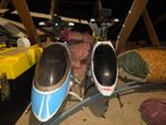 rc nitro helicopter used brought in a bundle of rc airplanes Raptor and Jr propo