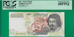 Italy 100000 lire 1994 P117a, PCGS Superb Gem New *68* PPQ Top@ebay,cracked slab