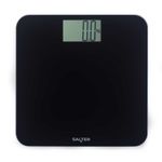 Salter Digital Bathroom Scale – LCD Display, High Precision, 31 x 31 cm, Black