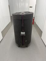 Hard Case for Toms, Floor, Conga Drum. Enduro, Humes & Berg. Black. Deep, Wheels