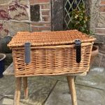 Wicker Hamper Picnic Basket Toys Blanket Box Stick Log Basket 