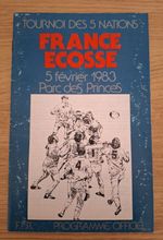 1983 France v Scotland @ Parc Des Princes