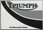 TRIUMPH Motorcycles Bonneville Tiger Trail Thunderbird Sales Brochure 1980-81
