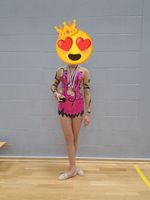 Rhythmic Gymnastics Leotard |Fits Height 150–160cm| Crystals | Competition Ready