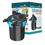 AllPondSolutions Pressurised Pond Filter Unit UV Easy Clean PFC