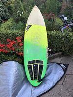 Firewire Dominator 5’10” — full package (Leash, Quad Fin, Bag), Devon collection