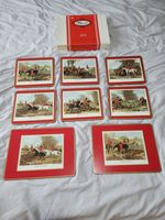 Pimpernel Vintage Hunting Red 6+2 Traditional Place Mats.