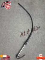 Handmade Top Quality Genuine Leather Bullwhip With Steel Handle Flogger Whip