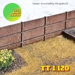 TT120 Scale Laser Cut 5ft Panel Fence Pack 6 pieces