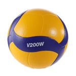 Mikasa V200W Official FIVB Volleyball Size 5 InOutdoor Games Leather Sport Ball