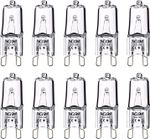 Vicloon 10 Pack G9 Halogen Bulbs, 28W Light Bulbs 230V 370Lm 2800K 10 