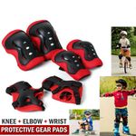 Sports 6pcs/set Wrist Protective Elbow Pads Kids Protective Gear Knee Pad
