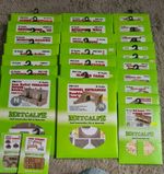 Metcalfe N Scale Card Model Kit Job Lot Collection 31 Packs Total 26 Unopened