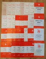 London Welsh Rugby Programmes 1949 - 1979