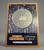 Change Checker 10 Years Anniversary Commemorative New / Sealed in Card