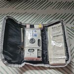 Vehicle Car Accident Reporting Kit Form Camera Measuring tape Nylon Case RETRO