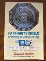 1984 Charity Shield Programme Everton v Liverpool 18/8/1984 Wembley