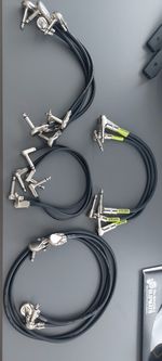 Guitar Pedal Board Patch Cables Bundle/Ernie Ball /MXR by Dunlop