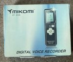 Mikomi Digital Voice Recorder Dictaphone Model ET 858