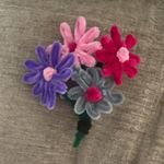 Felt Artificial Daisy Flower Bundle Bouquet Craft Stems